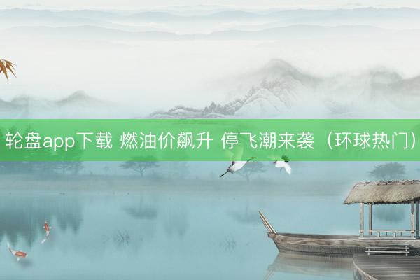 轮盘app下载 燃油价飙升 停飞潮来袭（环球热门）